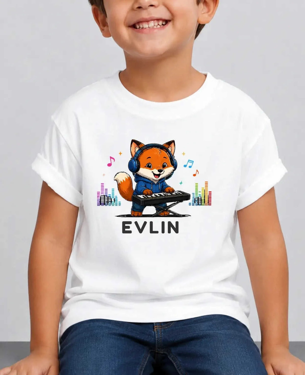Little Musician Custom Kid Cotton Tee Swiftsoul