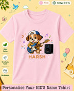 Little Musician Custom Kid Cotton Tshirt Swiftsoul