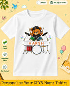 Little Musician Custom Kid Cotton Tshirt Swiftsoul