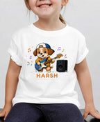 Little Musician Custom Kid Cotton Tshirt Swiftsoul
