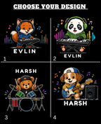 Little Musician Custom Kid Cotton Tshirt Swiftsoul