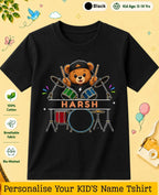 Little Musician Custom Kid Cotton Tshirt Swiftsoul