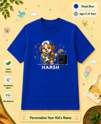 Little Musician Custom Kid Cotton Tshirt Swiftsoul