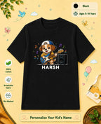 Little Musician Custom Kid Cotton Tshirt Swiftsoul