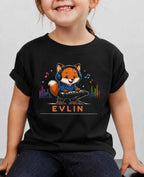 Little Musician Custom Kid Cotton Tshirt Swiftsoul