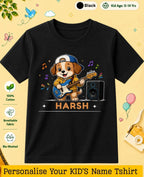 Little Musician Custom Kid Cotton Tshirt Swiftsoul