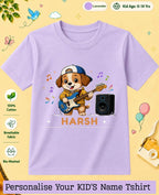 Little Musician Custom Kid Cotton Tshirt Swiftsoul