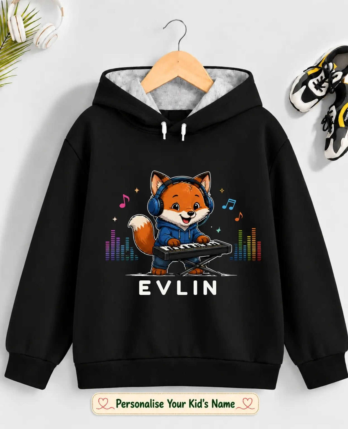 Little Musician Kid Cotton Tshirt & Hoodie Swiftsoul