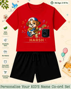 Little Musician Kid Custom Co-ord Set. Swiftsoul