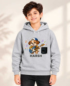 Little Musician Kid Custom Cotton Hoodie Swiftsoul