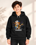 Little Musician Kid Custom Cotton Hoodie Swiftsoul