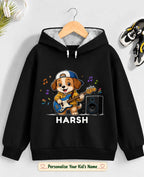 Little Musician Kid Custom Cotton Hoodie Swiftsoul