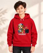 Little Musician Kid Custom Cotton Hoodie Swiftsoul