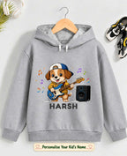 Little Musician Kid Custom Cotton Hoodie Swiftsoul