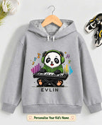 Little Musician Kid Custom Cotton Hoodie Swiftsoul