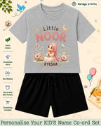 Little Noor Our Blessings Custom Kid Co-ord Set Swiftsoul