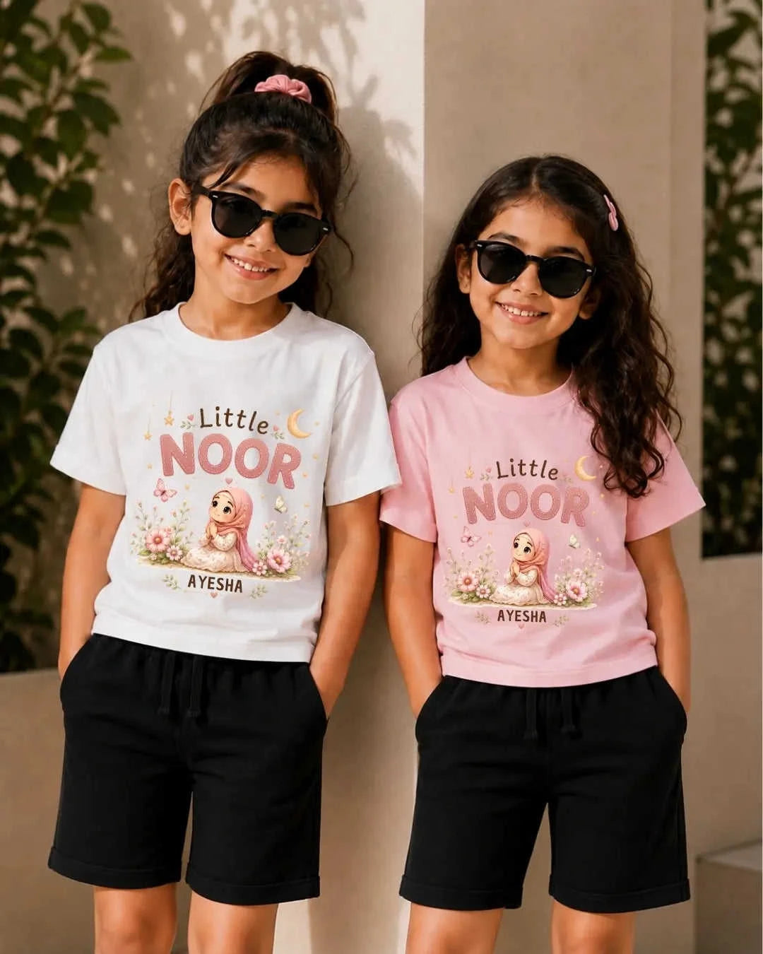Little Noor Our Blessings Custom Kid Co-ord Set Swiftsoul