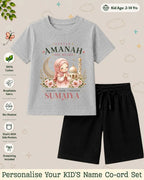 Little Noor Our Blessings Custom Kid Co-ord Set Swiftsoul