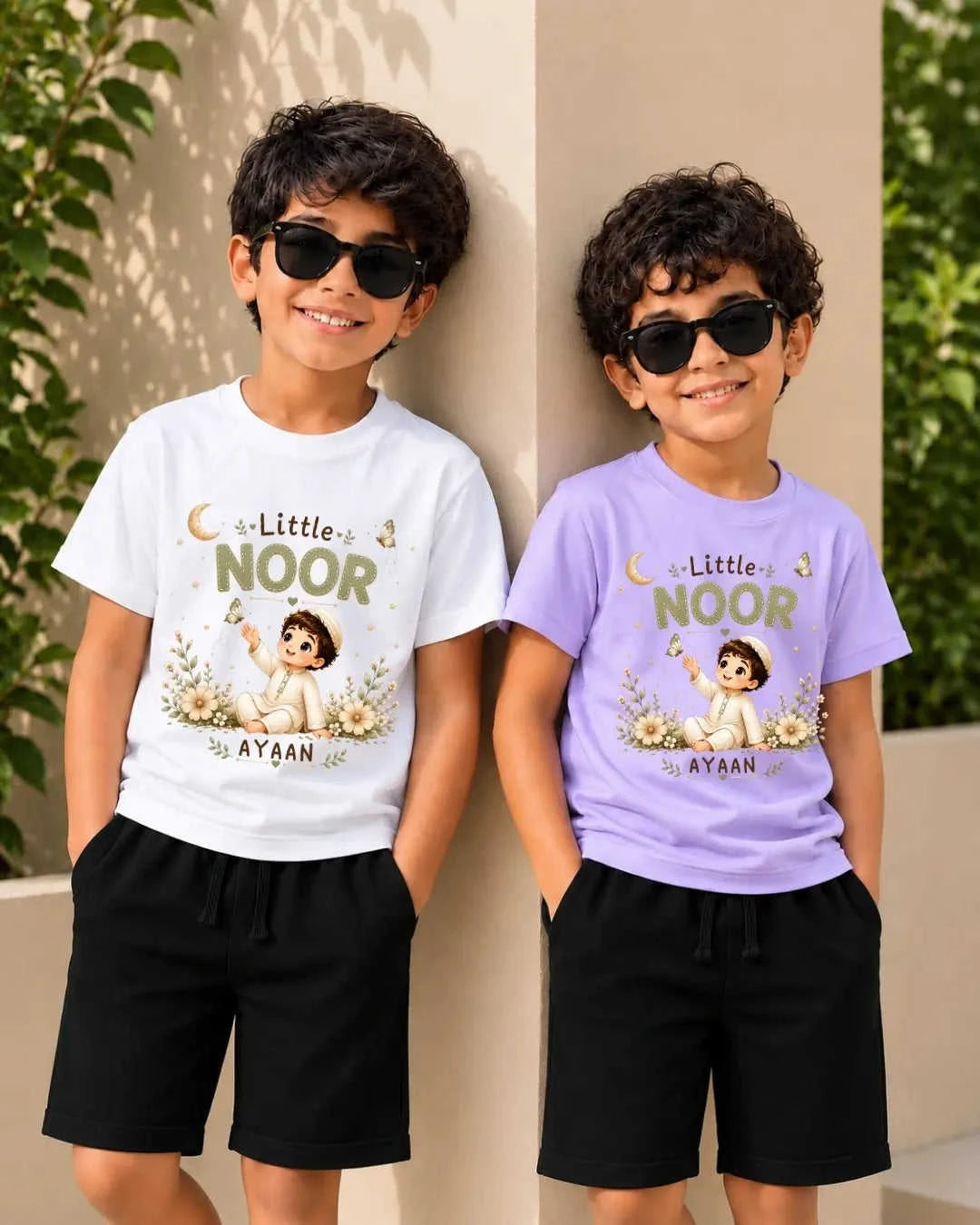 Little Noor Our Blessings Custom Kid Co-ord Set Swiftsoul