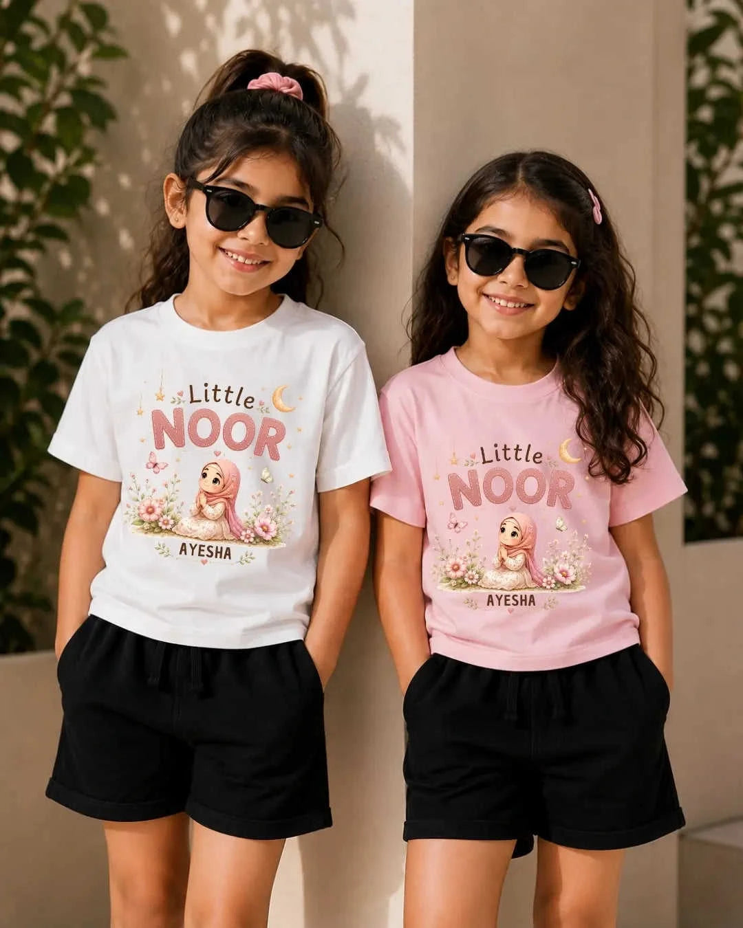 Little Noor Our Blessings Custom Kid Co-ord Set Swiftsoul