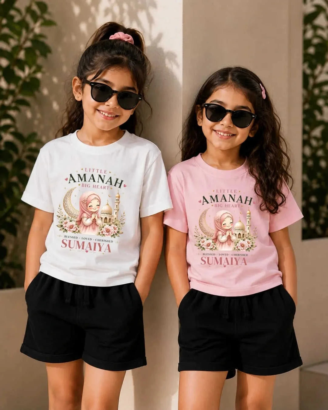 Little Noor Our Blessings Custom Kid Co-ord Set Swiftsoul