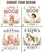 Little Noor Our Blessings Custom Kid Cotton Tshirt Swiftsoul