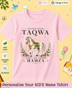Little Noor Our Blessings Custom Kid Cotton Tshirt Swiftsoul