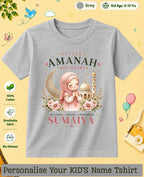 Little Noor Our Blessings Custom Kid Cotton Tshirt Swiftsoul