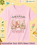 Little Noor Our Blessings Custom Kid Cotton Tshirt Swiftsoul