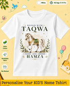 Little Noor Our Blessings Custom Kid Cotton Tshirt Swiftsoul