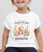 Little Noor Our Blessings Custom Kid Cotton Tshirt Swiftsoul