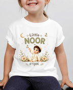Little Noor Our Blessings Custom Kid Cotton Tshirt Swiftsoul