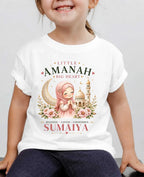 Little Noor Our Blessings Custom Kid Cotton Tshirt Swiftsoul