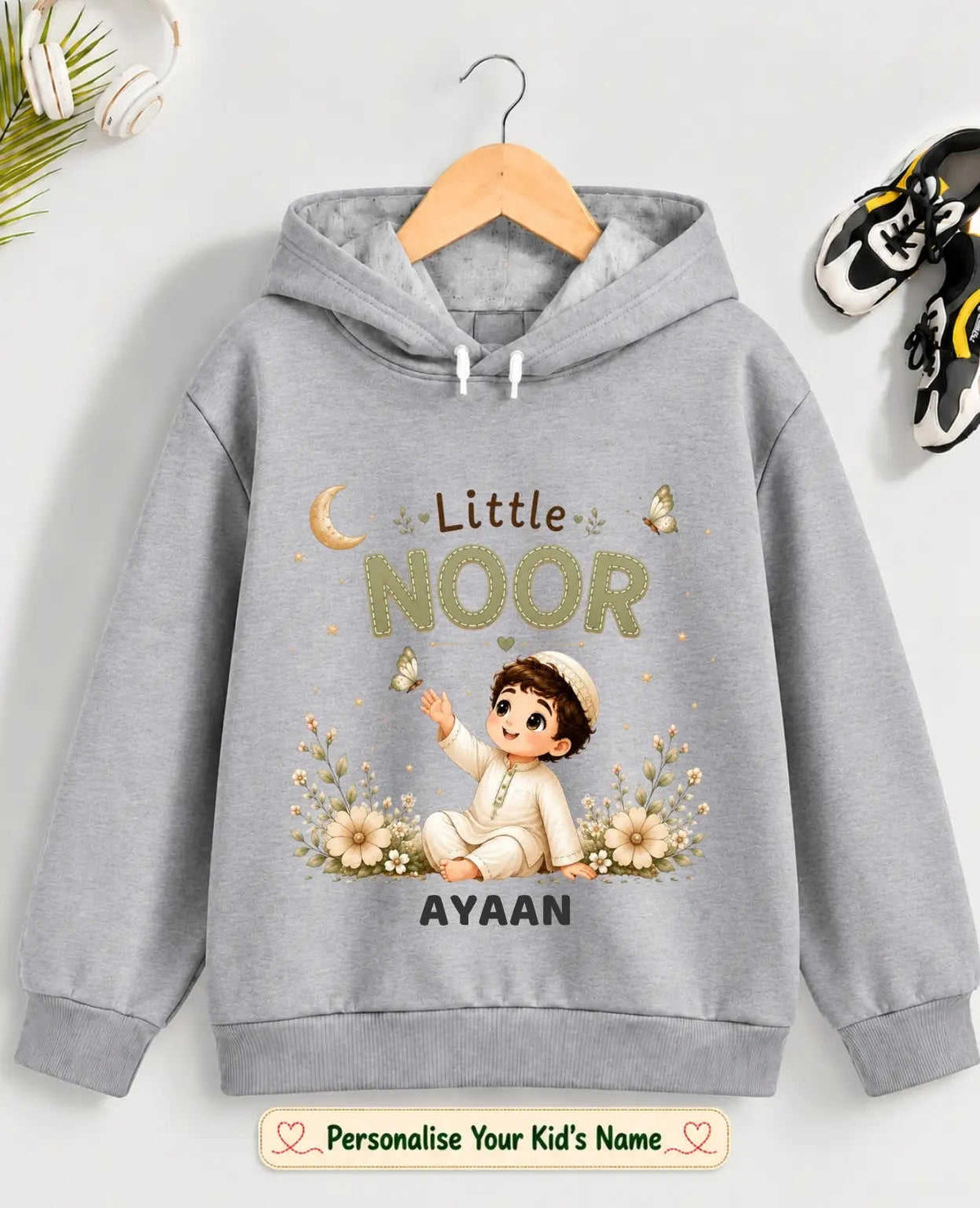 Little Noor Our Blessings Kid Cotton Tshirt & Hoodie Swiftsoul