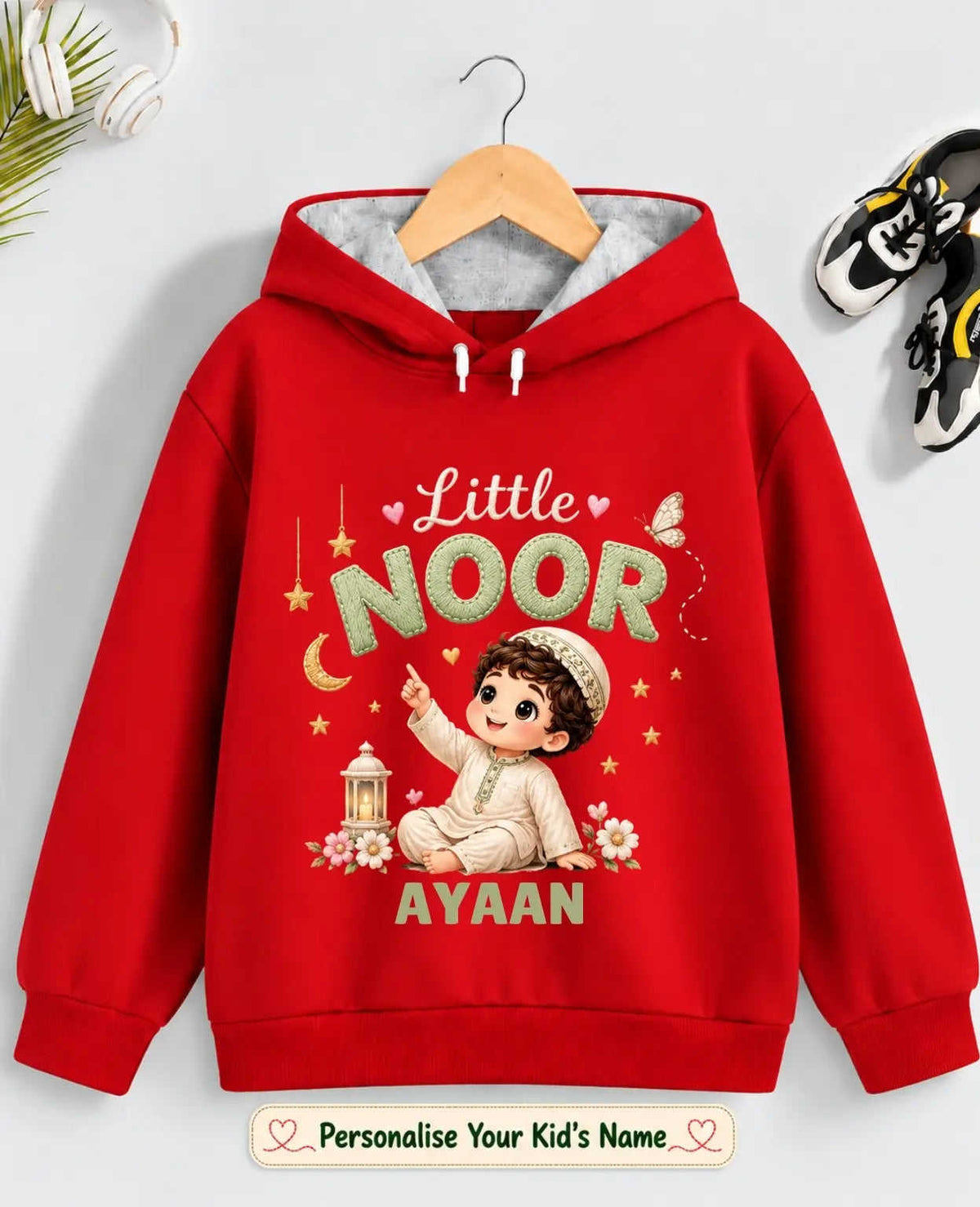 Little Noor Our Blessings Kid Cotton Tshirt & Hoodie Swiftsoul