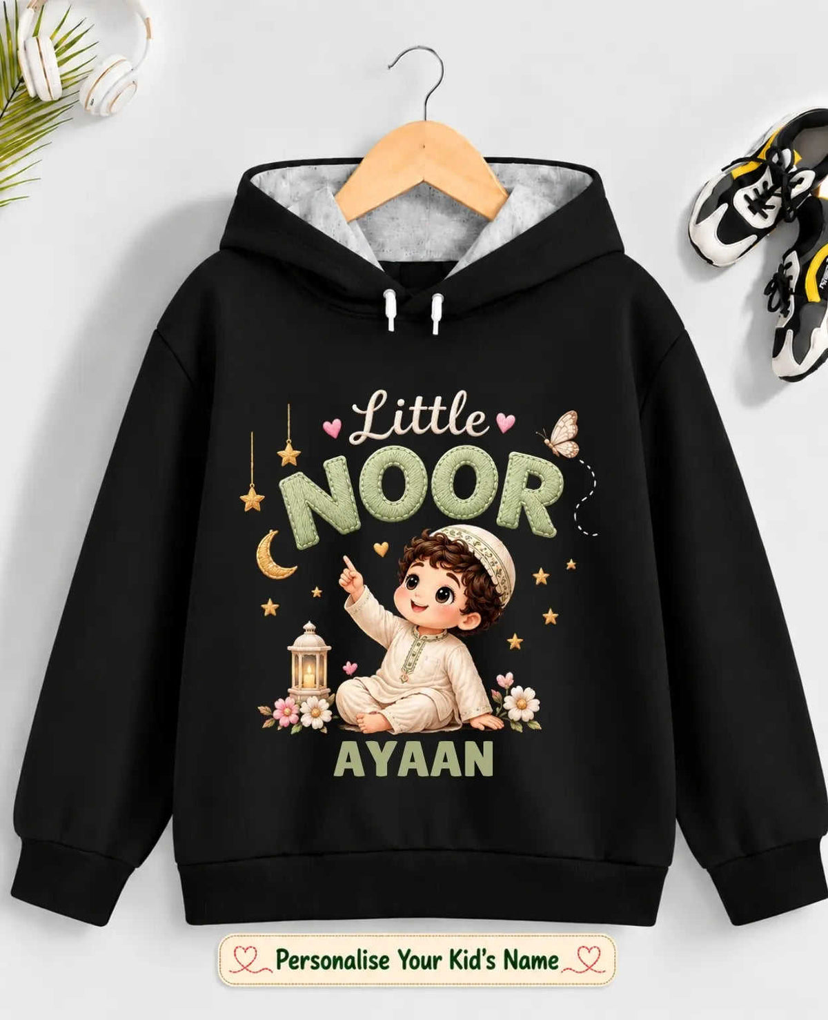 Little Noor Our Blessings Kid Cotton Tshirt & Hoodie Swiftsoul