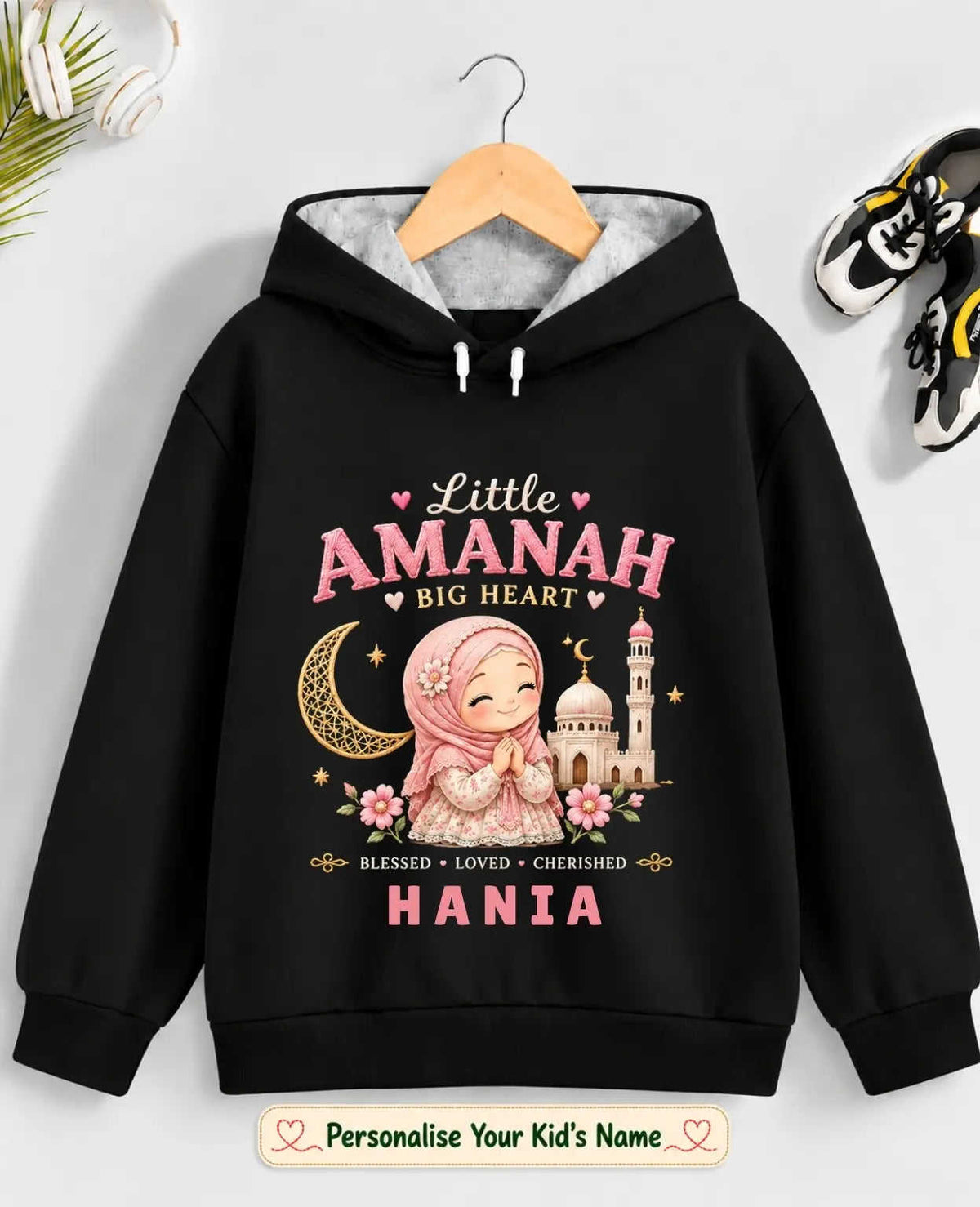 Little Noor Our Blessings Kid Cotton Tshirt & Hoodie Swiftsoul