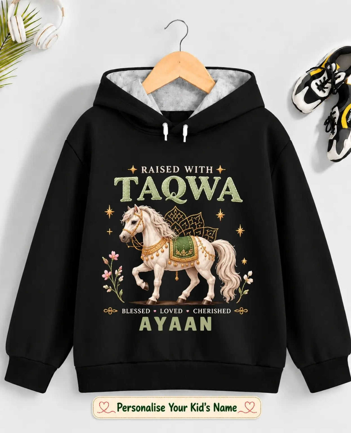Little Noor Our Blessings Kid Cotton Tshirt & Hoodie Swiftsoul