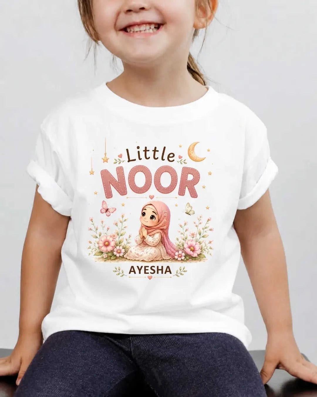 Little Noor Our Little Blessing Custom Kid Cotton Tee Swiftsoul