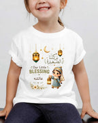 Little Noor Our Little Blessing Custom Kid Cotton Tee Swiftsoul