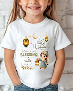 Little Noor Our Little Blessing Custom Kid Cotton Tee Swiftsoul