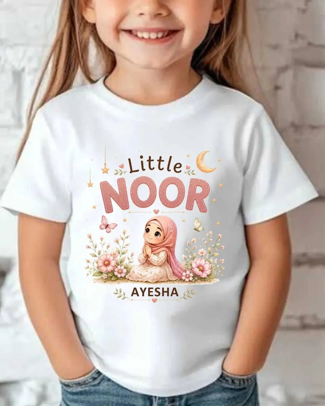 Little Noor Our Little Blessing Custom Kid Cotton Tee Swiftsoul