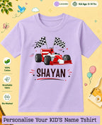Little Speedster Custom Kid Cotton Tshirt Swiftsoul