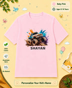 Little Speedster Custom Kid Cotton Tshirt Swiftsoul