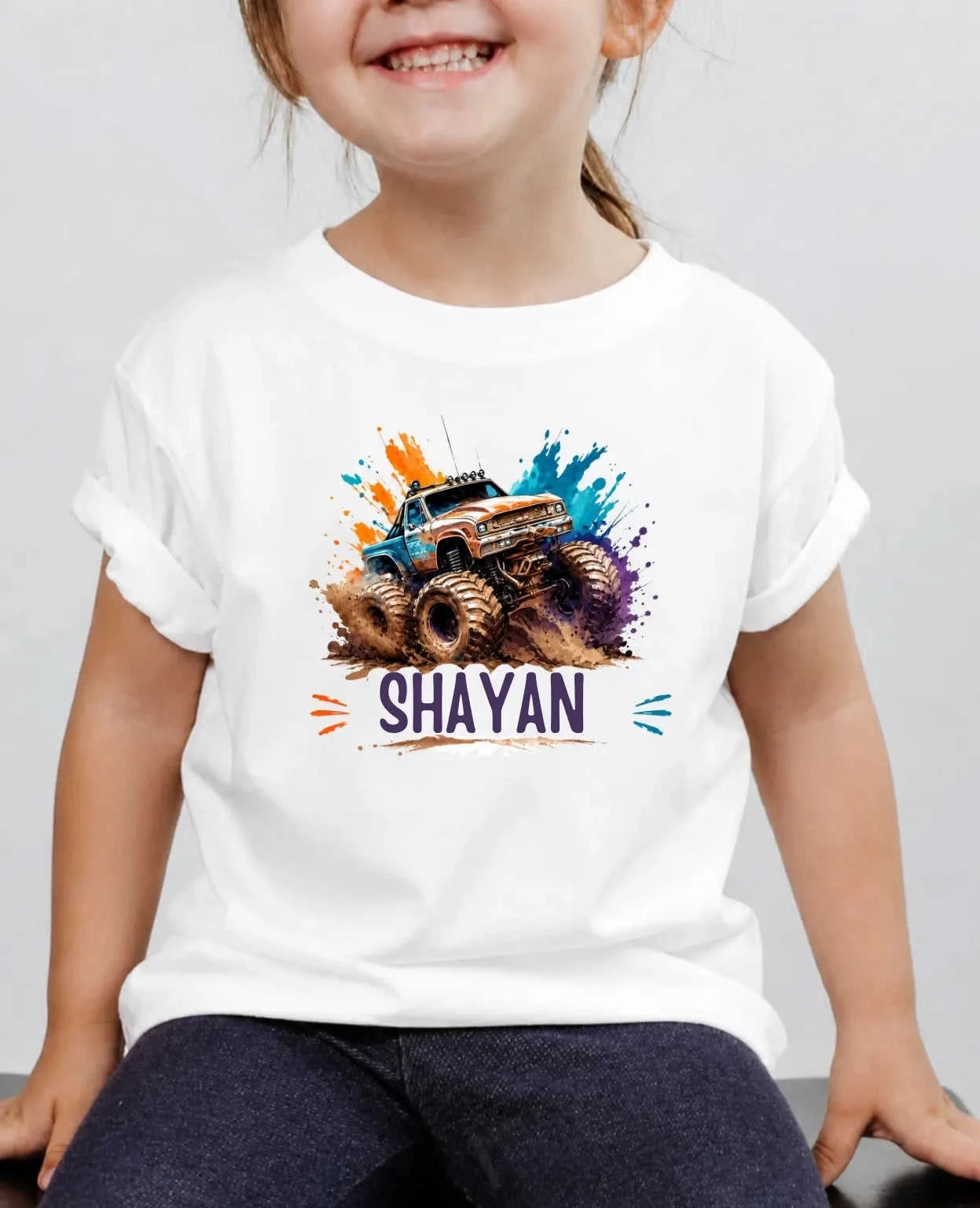 Little Speedster Custom Kid Cotton Tshirt Swiftsoul