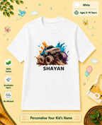 Little Speedster Custom Kid Cotton Tshirt Swiftsoul