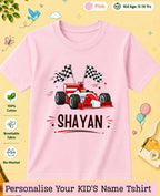 Little Speedster Custom Kid Cotton Tshirt Swiftsoul