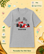 Little Speedster Custom Kid Cotton Tshirt Swiftsoul