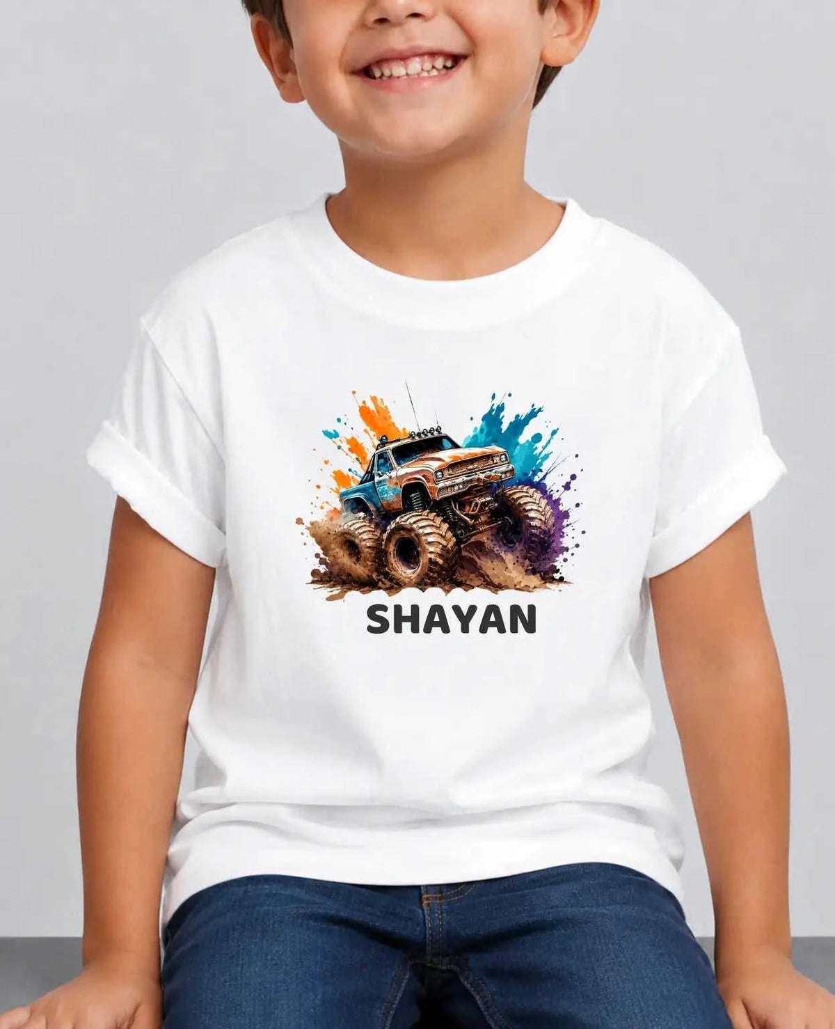 Little Speedster Custom Kid Cotton Tshirt Swiftsoul