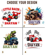 Little Speedster Custom Kid Cotton Tshirt Swiftsoul